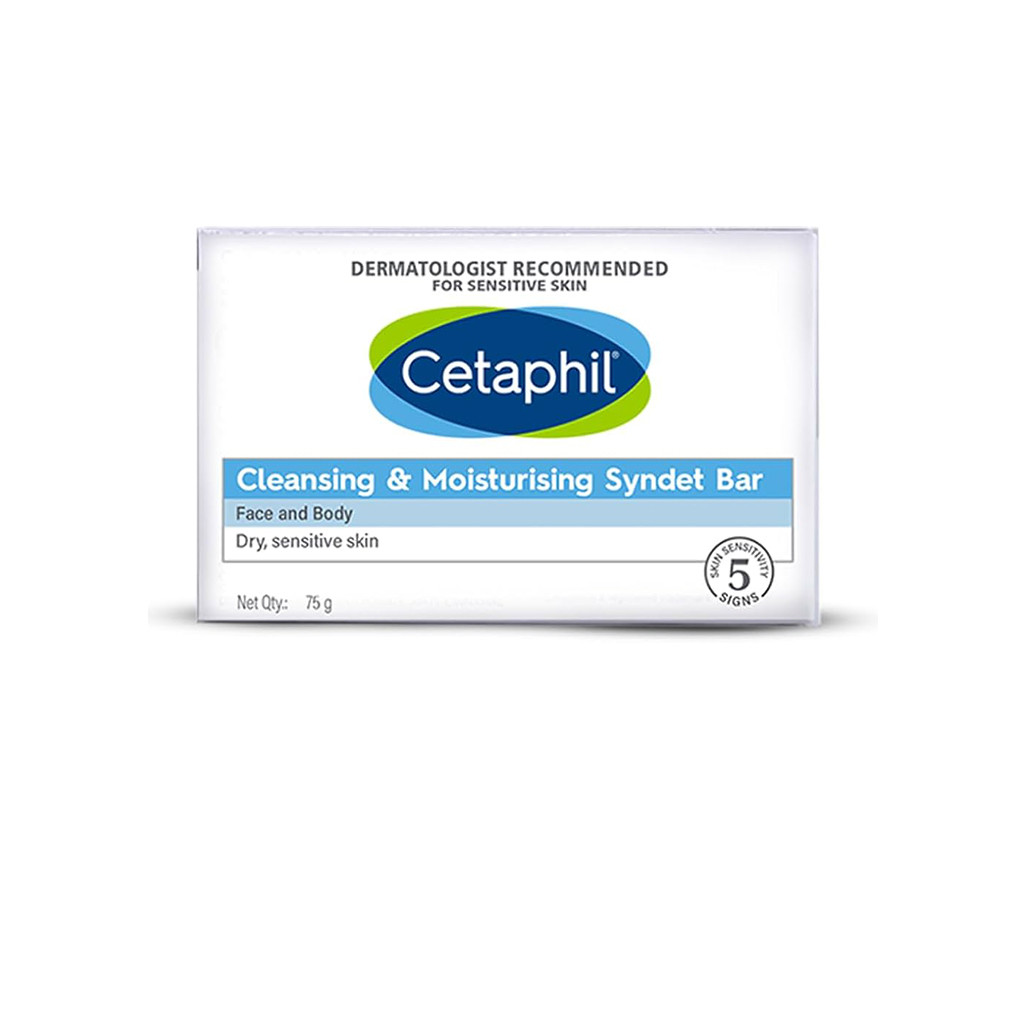 Cetaphil Cleansing And Moisturizing Syndet Bar- 75g