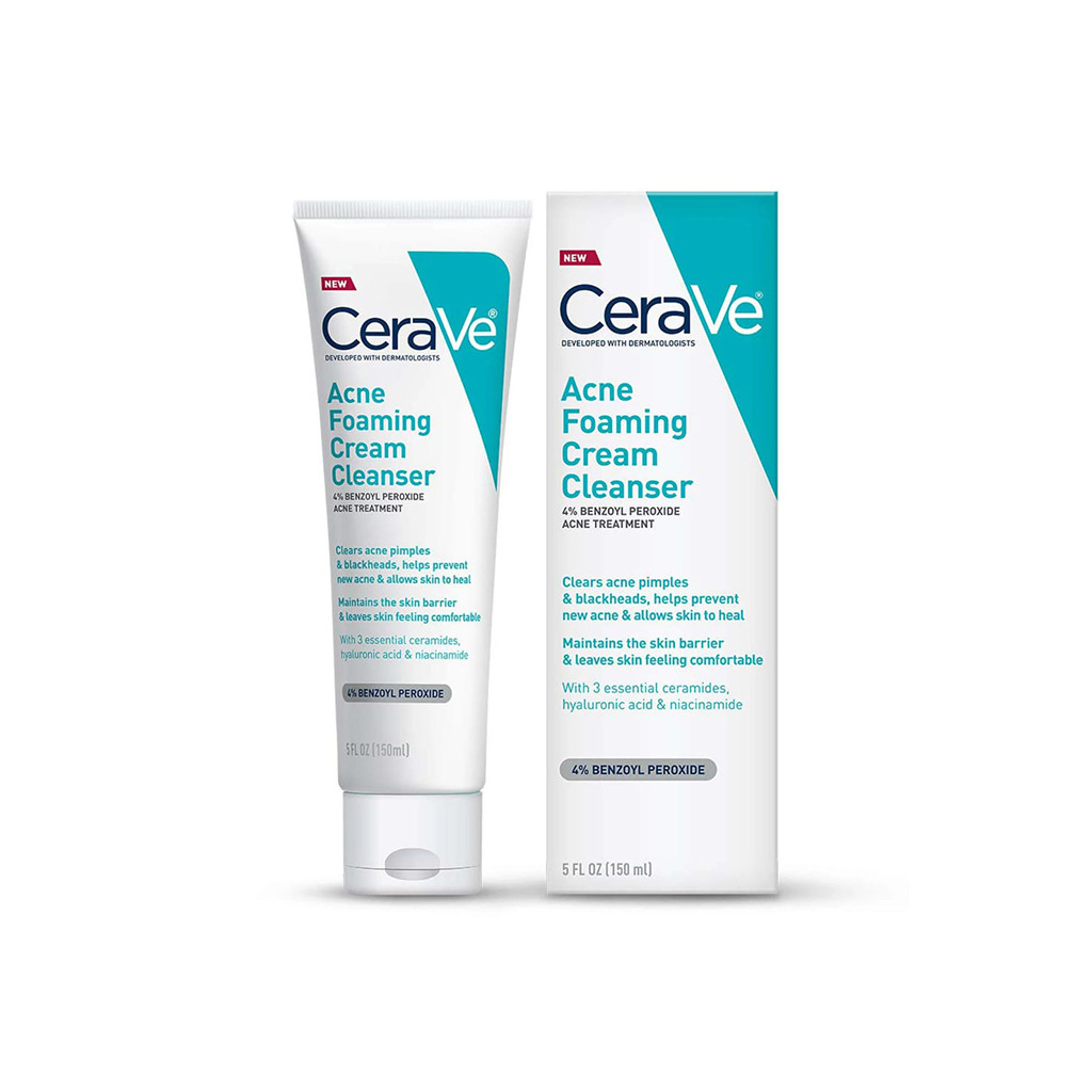 CeraVe Acne Foaming Cream Cleanser-150ml