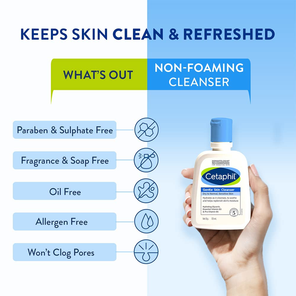 Cetaphil Gentte skin Cleanser Det to Normal -125ml