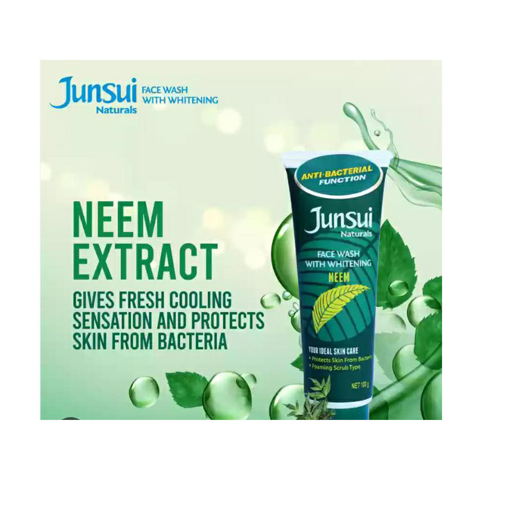 Junsui Natural Face Wash with Whitening Neem- 100g