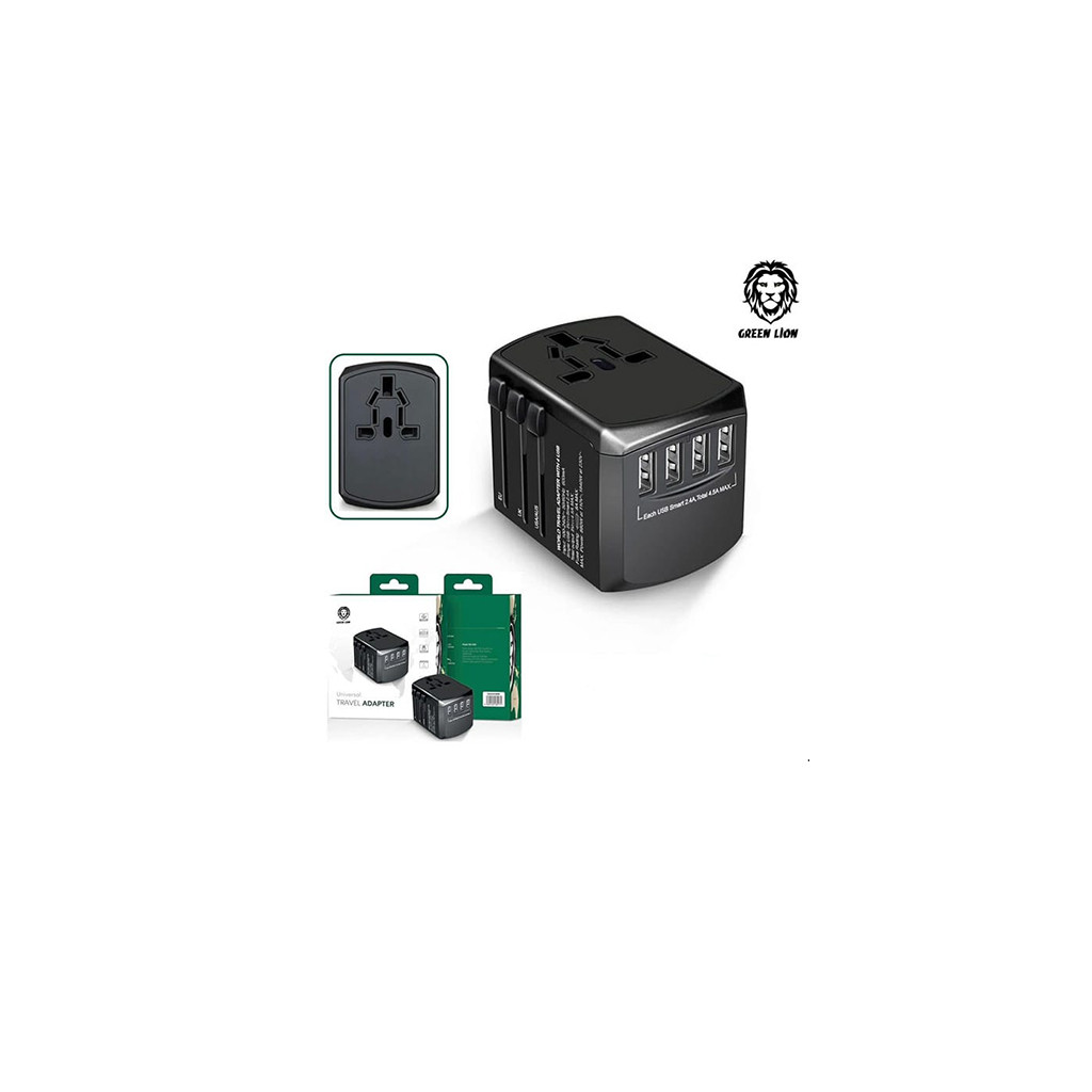 Green lion Universal Travel Adapter