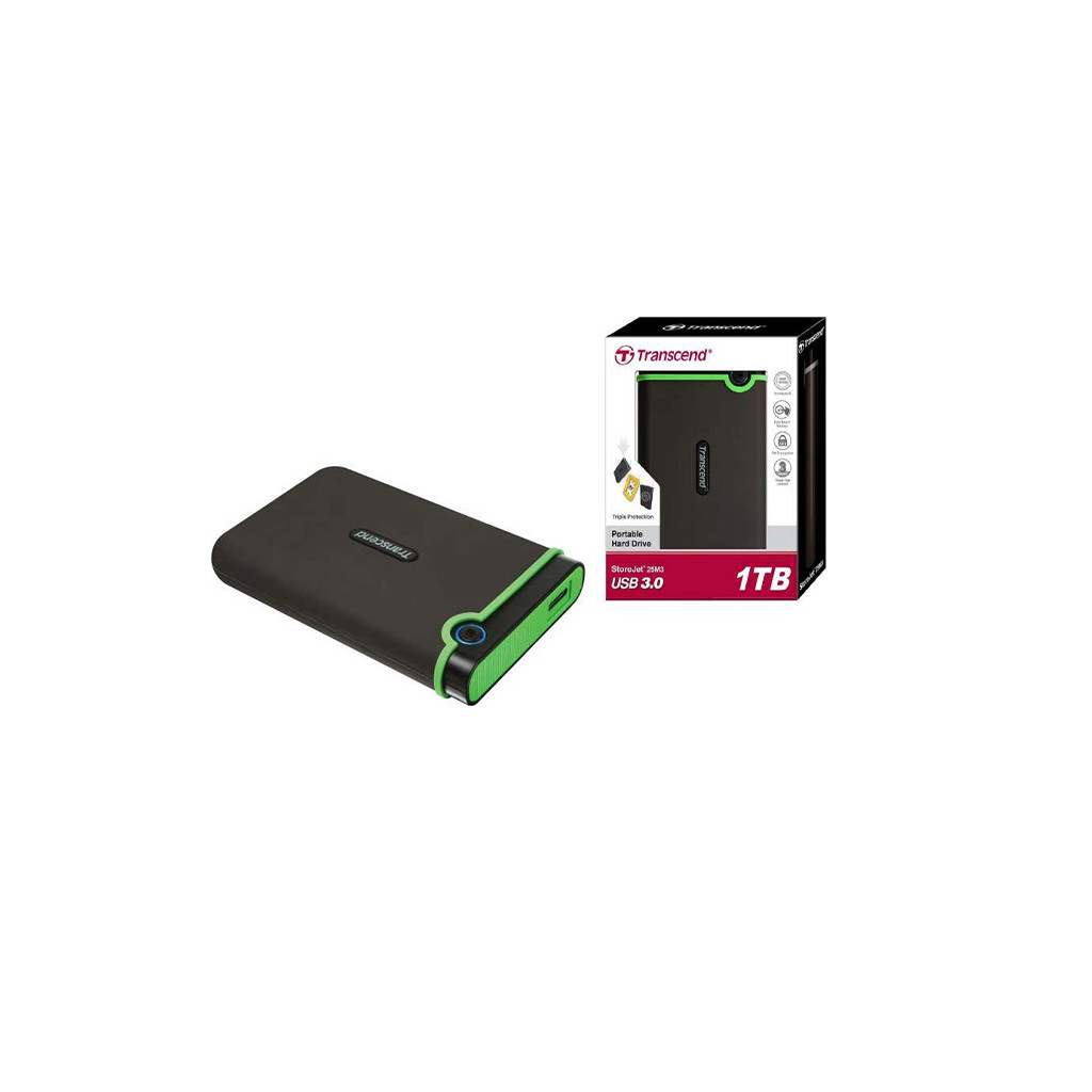 Transcend StoreJet 25M3 USB3.1 Portable Hard Drive-1TB