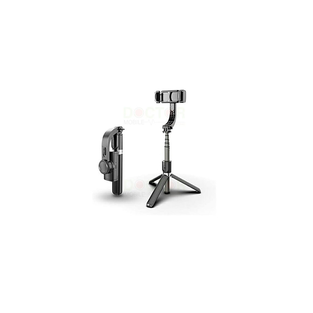 Gimbal Stabilizer L19S Selfie Stick, Tripod and Light-Type C Dual