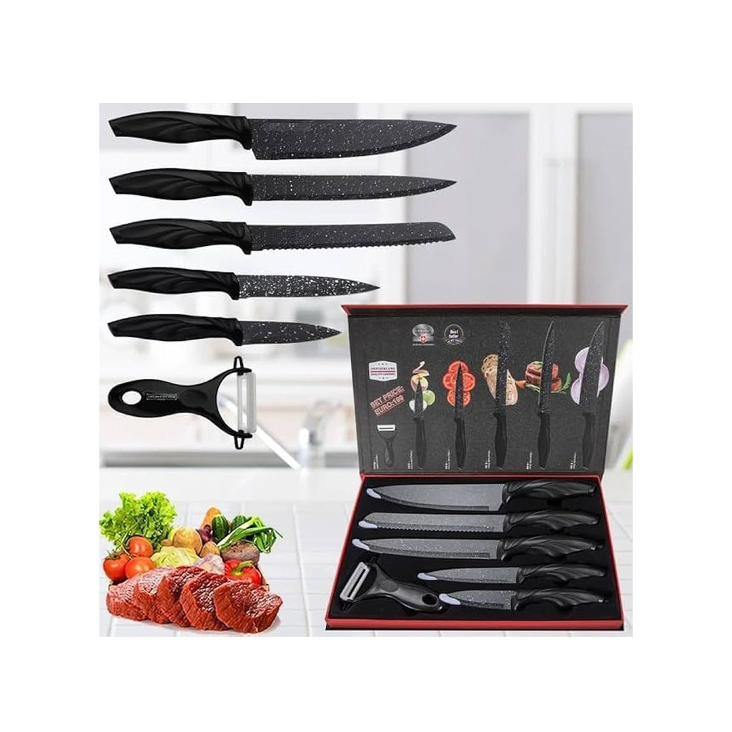 Evryealth  6 Pcs Kitchen Knife Set EQRO-199