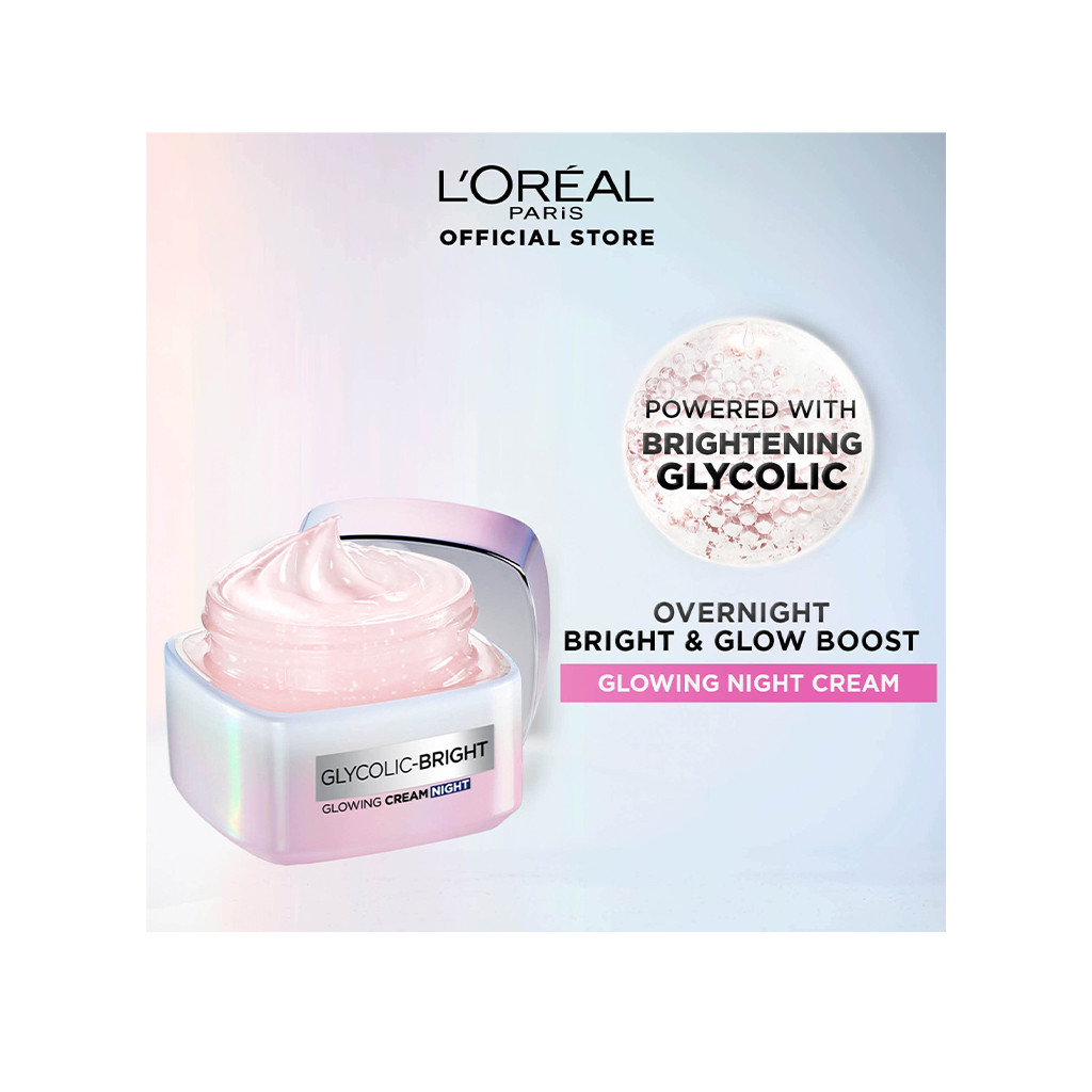 L'Oréal Paris Glycolic Bright Glowing Night Cream 50ML
