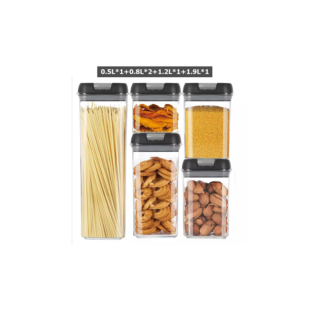 Food Storage Container Set Perfect 5 Containers Set