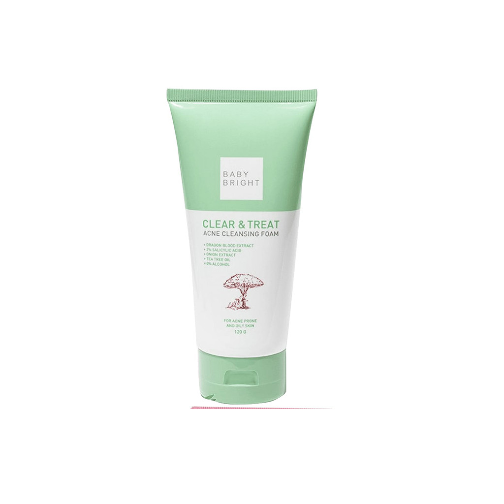 Boby Bright Clear & Treat Acne Cleansing Foam-120g