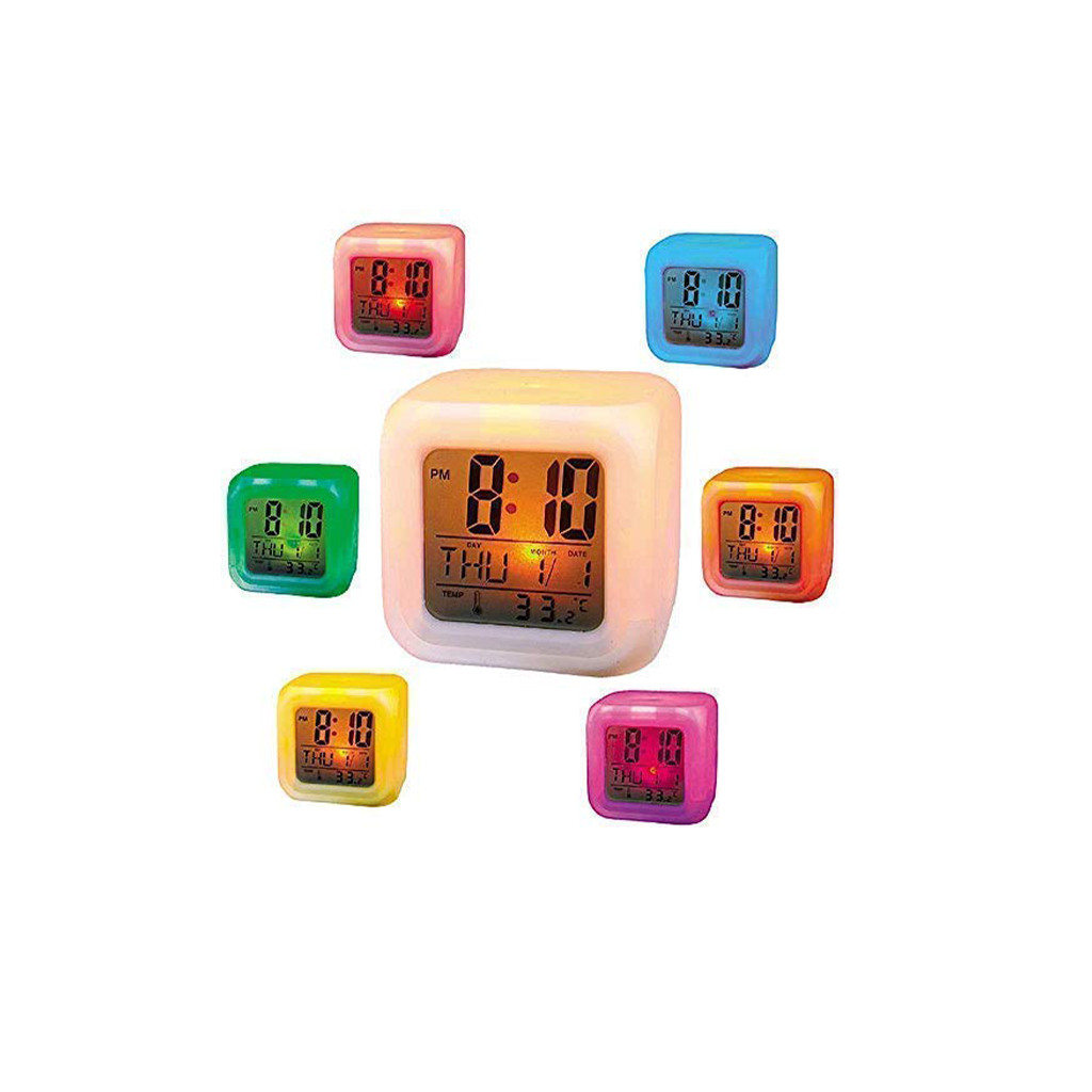 Color Change Digital  Alarm Clock