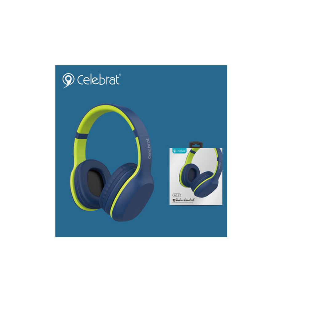 Celebrat A18 Wireless Headphone  With Microphone