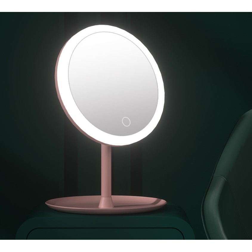 Table lamp makeup mirror